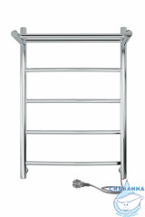 Полотенцесушитель электрический Indigo Arc с полкой П4 50х60 хром (с возможностью скрытого подключения, подключение R/L)
