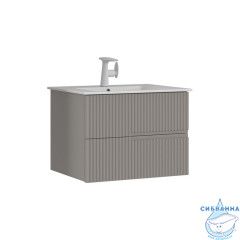 Тумба с раковиной ORKA Moonlight 70 подвесная, бежевый матовый
