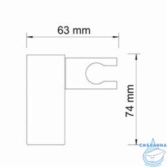 Держатель душа Wasserkraft A224