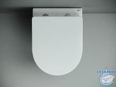 Унитаз подвесной безободковый Ceramicanova Mono Rimless CN1905 с сиденьем быстросъемным Soft Close (микролифт)
