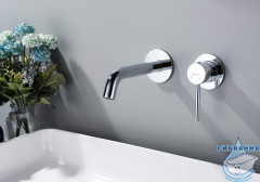 Смеситель для раковины встраиваемый Aquatek Европа AQ1313CR (хром)