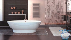 Ванна из литьевого мрамора Esse Barbados 180x87