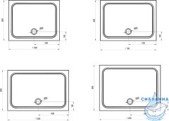 Акриловый поддон Ravak Gigant Pro Chrome 100х90 XA04A701010