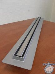 Дренажный трап для душа ALMAes Bajo 90 см с решеткой (хром)