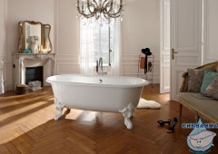 Чугунная ванна Jacob Delafon Cleo 175х80 без ножек E2901N-00