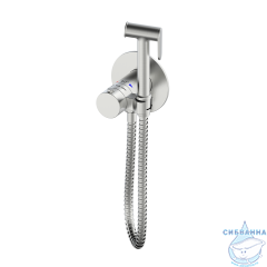 Встраиваемый смеситель с гигиеническим душем Oliveeka Y-Line OL-829909-BN (никель)