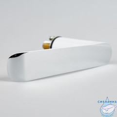 Излив для смесителя, ванна, латунь, 233 мм, фиксированный, белый, IDDIS, 995023W2SM