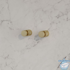 Комплект  одинарных крючков, сплав металлов, Petite, матовое золото, IDDIS, PET2G01i41