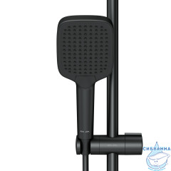 Душевая система Am.Pm Func 300 1 режим F078F222 (черный матовый)