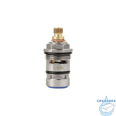 Дивертор для смесителя, латунь, керамика, 48 мм, поворотный, IDDIS, 997BC148SM