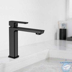 Смеситель для раковины Vincea Next VBF-1N1MB (черный матовый)