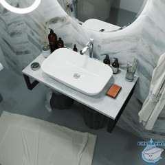 Столешница 1MARKA GRUNGE LOFT 70 Бетон светлый