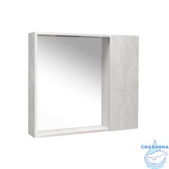 Зеркальный шкаф Viant Берлин 80 цемент VBER80C-ZSH