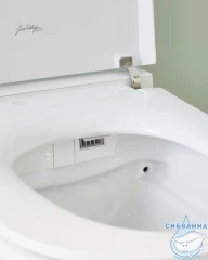 Инсталляция Jacob Delafon с кнопкой смыва в комплекте с унитазом Jacob Delafon Seine c сиденьем Soft close (микролифт) легкосъёмное E34360-00