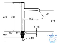 Смеситель для раковины Jacob Delafon Rivoli E24168-CP (без донного клапана) (хром)