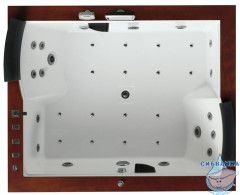 Акриовая ванна Gemy G9052 II O L 186х151 с гидромассажем