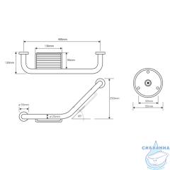 Поручень Bemeta 106107031