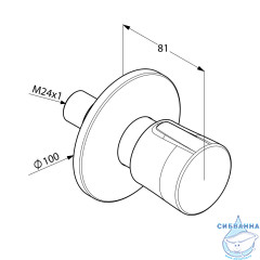 Переключатель Kludi Balance 528470575