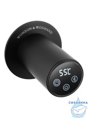 Полотенцесушитель электрический  Wonzon&Woghand Dortmund 56х58 WW-A363-MB (с возможностью скрытого подключения, подключение универсальное) (черный матовый)