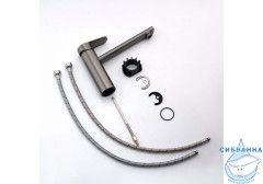 Смеситель для кухни Aquatek Ника AQ1880BGM (оружейная сталь)