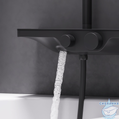 Душевая система Damixa Apollo 947730300 (черный матовый)