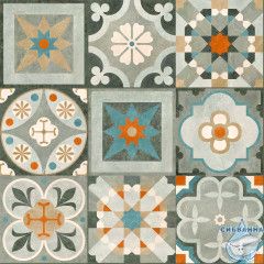 16123 Плитка грес глаз. Loft_Cers Многоцветный 42*42 _ 1 \75,84