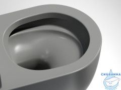 Унитаз подвесной безободковый Ceramicanova Modena  Rimless CN6063MH с сиденьем быстросъемным Soft Close (микролифт)