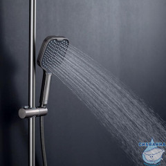 Душевая система Gappo G2496-19 330 1 режим (оружейная сталь)