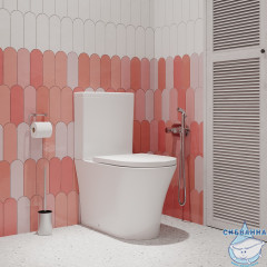 Унитаз напольныйIddis Iddis Stone STNRDSEi24 с бачком и сиденьем Soft Close (микролифт)