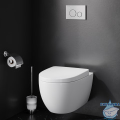 Унитаз подвесной AM.PM Awe C111738WH (без сиденья) (белый глянец)