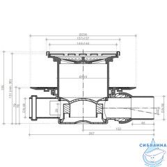 Дренажный трап для душа Pestan Confluo Standard 13000071
