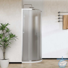Душевое ограждение Vincea Сити 90x90 профиль хром, стекло текстурное VSQ-5CT900MT