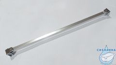 Душевое ограждение ABBER Zart  AG08070P-S81 70x80 профиль хром, стекло  прозрачное (без поддона)