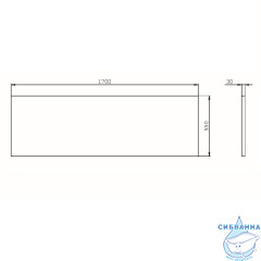 Панель фронтальная AM.PM Func 170