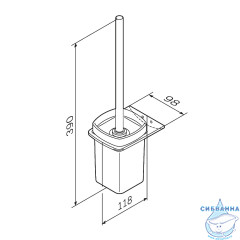 Ершик для унитаза Am.Pm Inspire 2.0 A50A33422