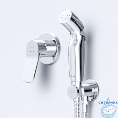 Встраиваемый смеситель с гигиеническим душем AM.PM X-Joy F40H85A00 (хром)