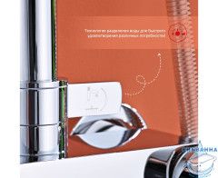 Душевая система Raglo 260 1 режим R03.24 (хром)