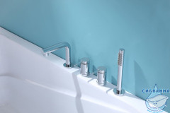 Смеситель для ванны на борт ABBER Emotion AF8813 (хром)