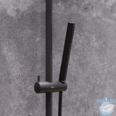 Лейка для душа Damixa Scandinavian 1 режим936020300  (черный матовый)