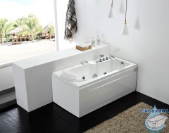 Акриовая ванна Gemy G9006-1.7 B R 172х77 с гидромассажем