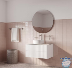 Тумба со столешницей Iddis Aiger 80 см белый матовый