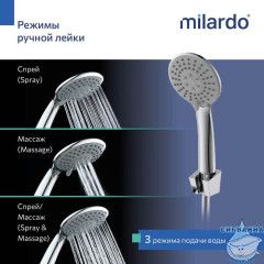 Смеситель для душа Milardo Макс MAKSB00M03 (хром)