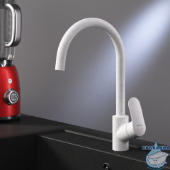 Смеситель для кухни AM.PM Like F8007133 (белый камень)