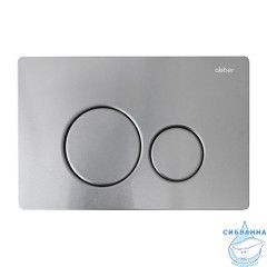 Комплект подвесной унитаз ABBER Bequem AC1100 белый с инсталляцией AC0105 и кнопкой AC0121MCH матовый хром