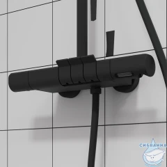 Душевая система Iddis SpaHome 260 SPHBLTKi06 (черный матовый)