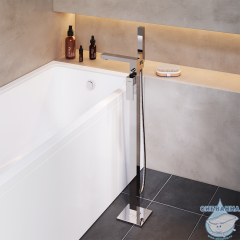 Смеситель для ванны напольный Damixa Gala 535000000 (хром)