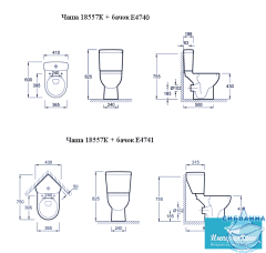 Унитаз напольный угловой Jacob Delafon Odeon Up 18557K-00 с бачком и с сиденьем Soft Close (микролифт)