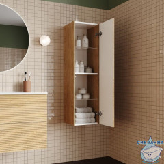 Пенал подвесной Iddis Bild 32 см, светлый дуб BIL30V0i97