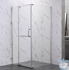 Душевое ограждение Veconi Rovigo 100x90 профиль хром, стекло прозрачное RV19-10090-01-C5 (без поддона)