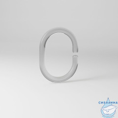 Набор колец для шторы в ванную комнату, Transparent, RID012P, IDDIS